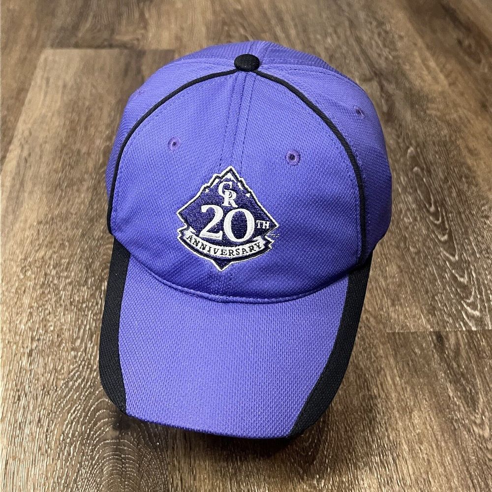 Colorado‎ Rockies Hat Adult Purple Season Ticket Holder Anniversary Baseball Cap